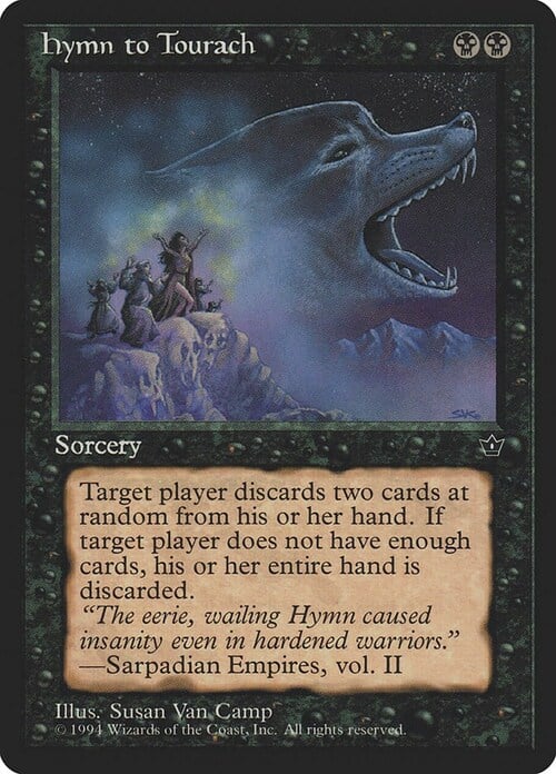 Hymn to Tourach Card Front