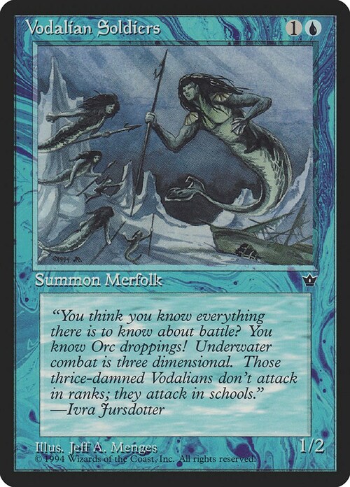 Vodalian Soldiers Card Front