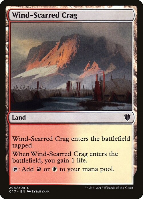 Wind-Scarred Crag Card Front