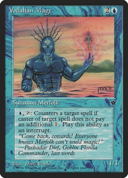 Vodalian Mage Card Front
