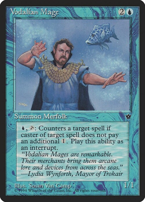 Vodalian Mage Card Front