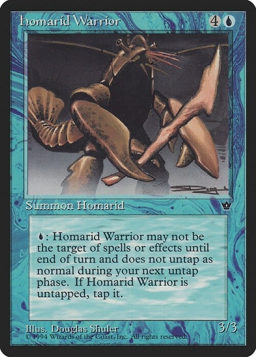 Homarid Warrior Card Front