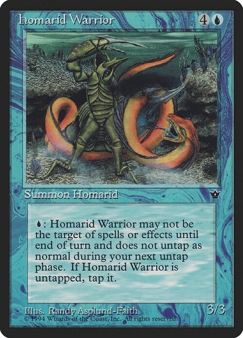 Homarid Warrior Card Front