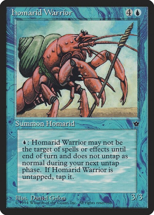 Homarid Warrior Card Front