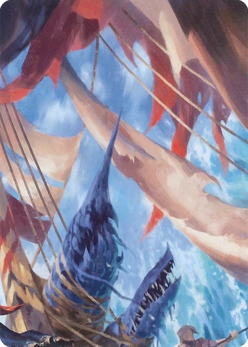 "Marlynn, Treasure Hunter" Macro Puzzle Card Frente