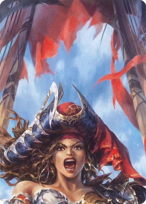 "Marlynn, Treasure Hunter" Macro Puzzle Card Frente