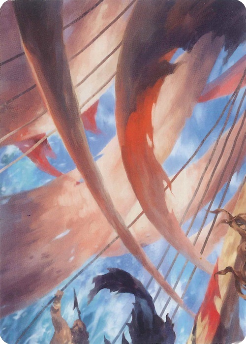 "Marlynn, Treasure Hunter" Macro Puzzle Card Frente