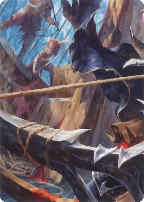 "Marlynn, Treasure Hunter" Macro Puzzle Card Frente