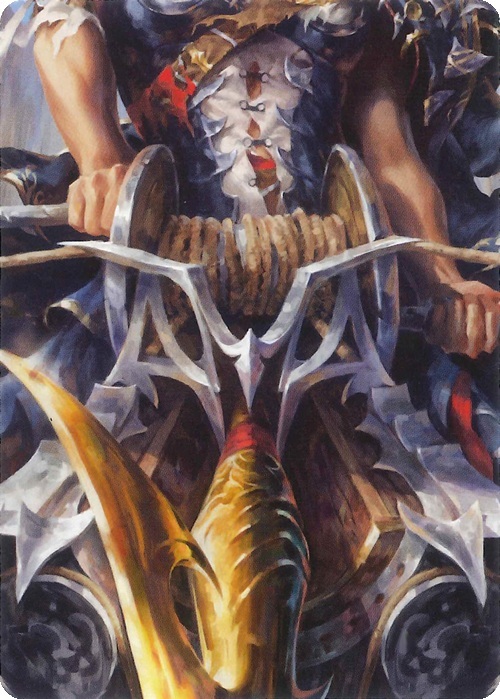 "Marlynn, Treasure Hunter" Macro Puzzle Card Frente