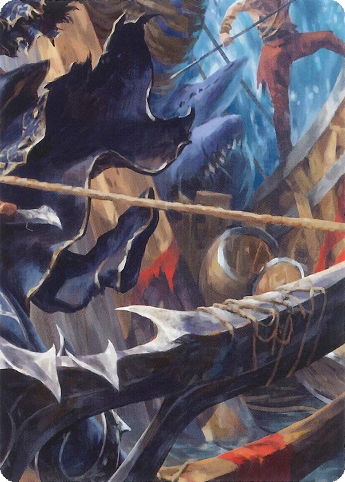 "Marlynn, Treasure Hunter" Macro Puzzle Card Frente