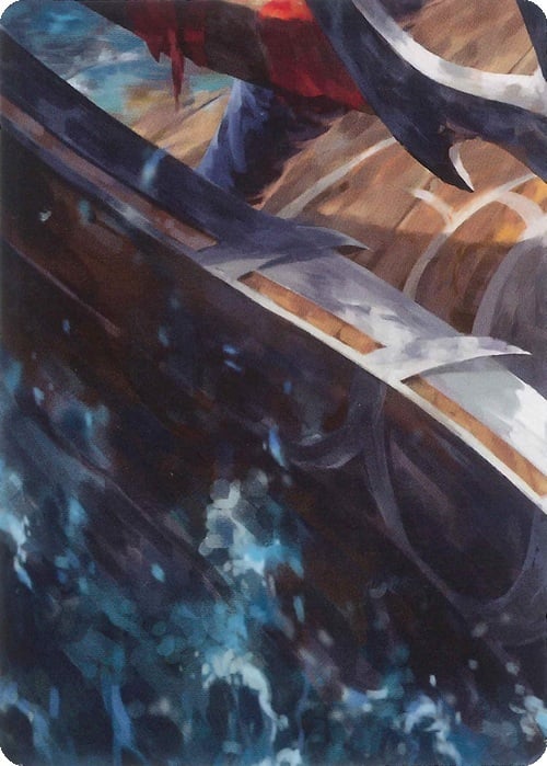 "Marlynn, Treasure Hunter" Macro Puzzle Card Frente