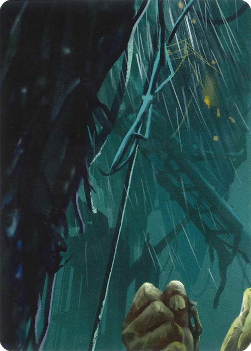 "Riptide, Lurker of the Deep" Macro Puzzle Card Frente