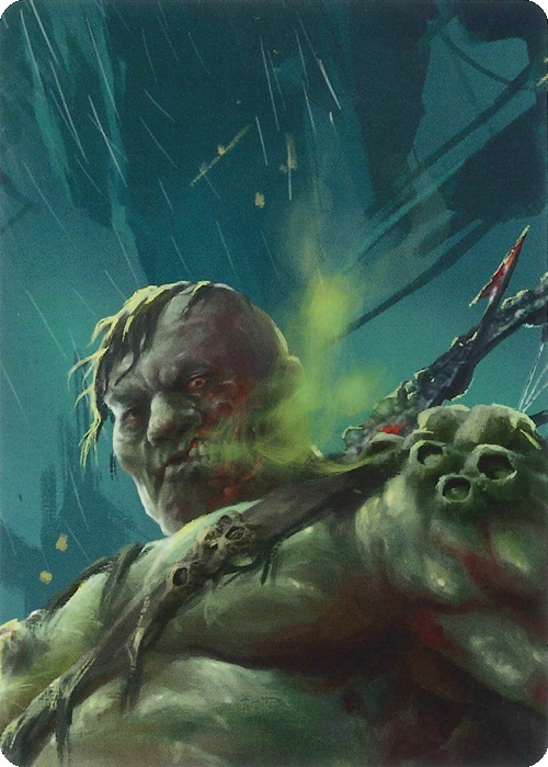 "Riptide, Lurker of the Deep" Macro Puzzle Card Frente