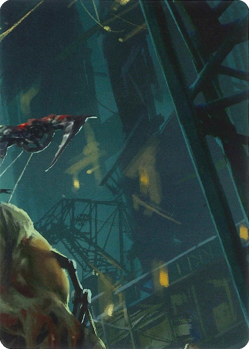 "Riptide, Lurker of the Deep" Macro Puzzle Card Frente