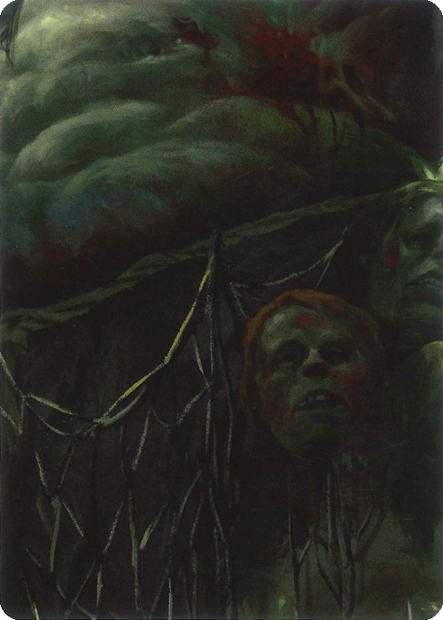 "Riptide, Lurker of the Deep" Macro Puzzle Card Frente