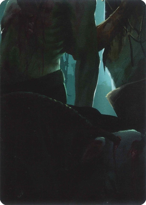 "Riptide, Lurker of the Deep" Macro Puzzle Card Frente