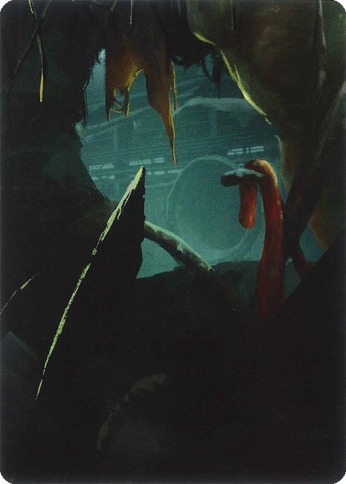 "Riptide, Lurker of the Deep" Macro Puzzle Card Frente