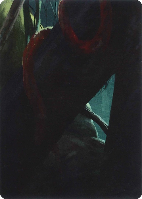 "Riptide, Lurker of the Deep" Macro Puzzle Card Frente