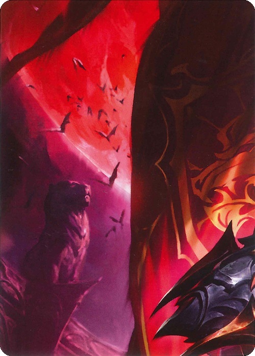 "Lyath Goldmane, Vile Savant" Macro Puzzle Card Frente