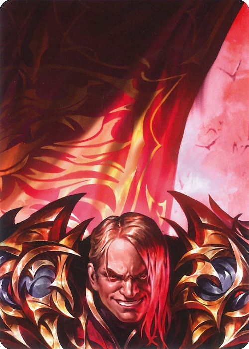 "Lyath Goldmane, Vile Savant" Macro Puzzle Card Frente