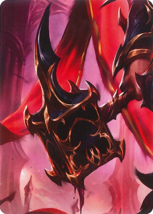 "Lyath Goldmane, Vile Savant" Macro Puzzle Card Frente