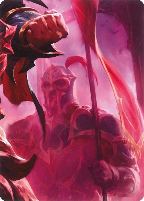 "Lyath Goldmane, Vile Savant" Macro Puzzle Card Frente