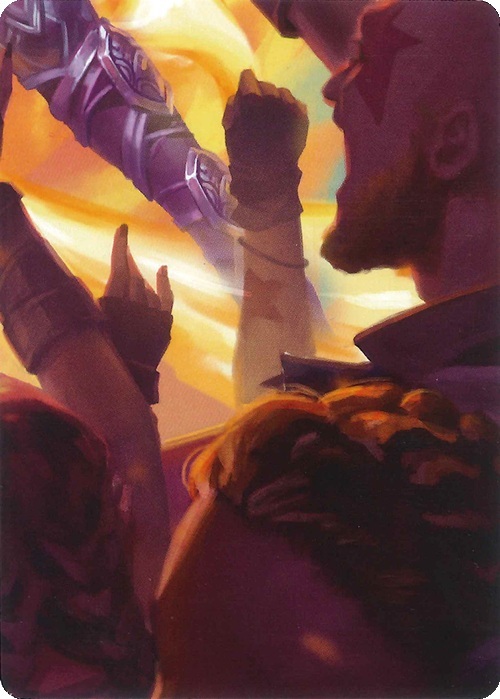 "Pleiades, Superstar" Macro Puzzle Card Frente