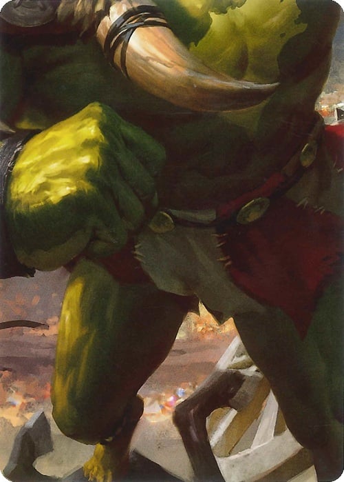 "Tuffnut, Bumbling Hulkster" Macro Puzzle Card Frente