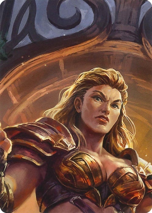 "Valda, Seismic Impact" Macro Puzzle Card Frente