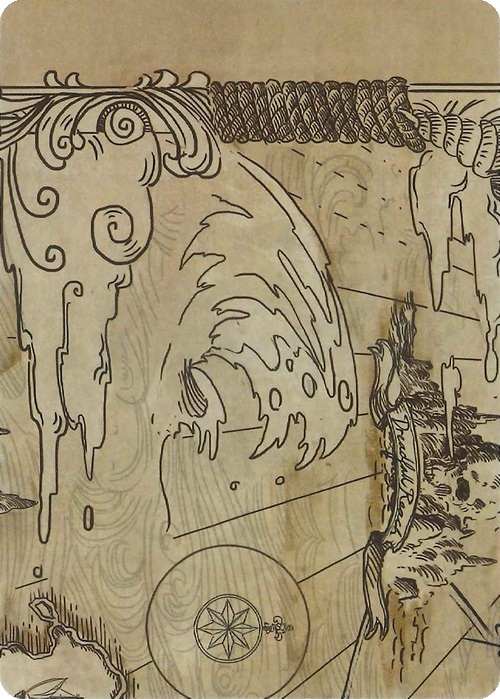 "Chart the High Seas" Macro Puzzle Card Card Front