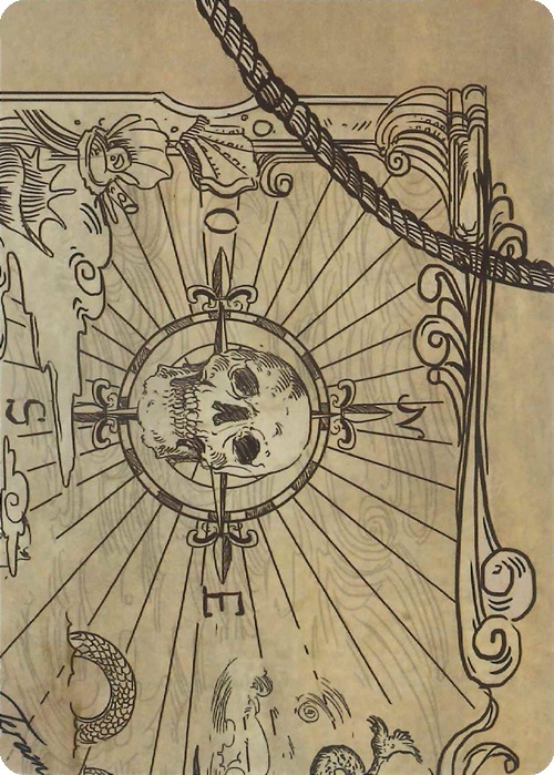 "Chart the High Seas" Macro Puzzle Card Card Front