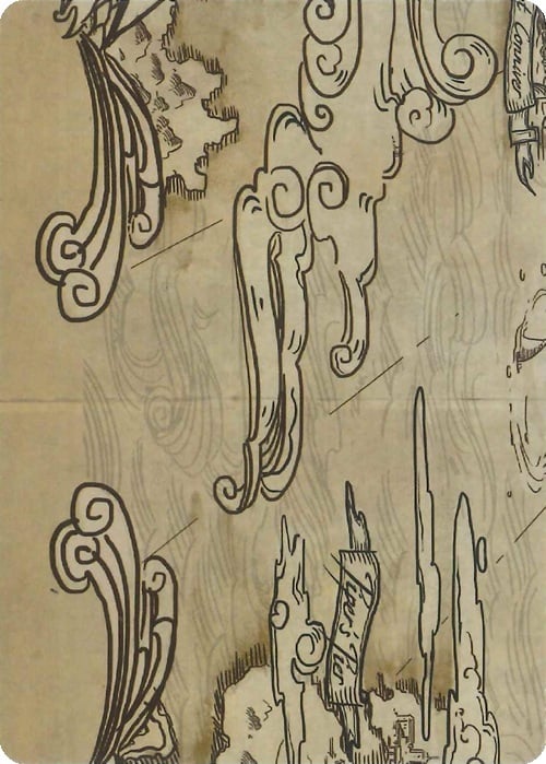 "Chart the High Seas" Macro Puzzle Card Card Front