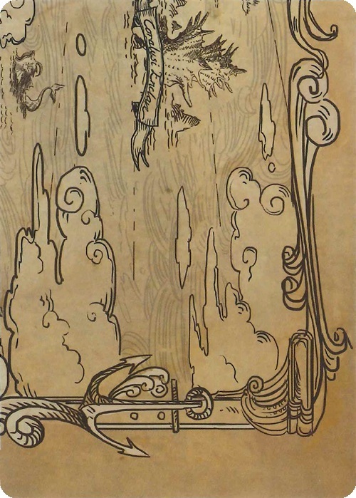 "Chart the High Seas" Macro Puzzle Card Card Front