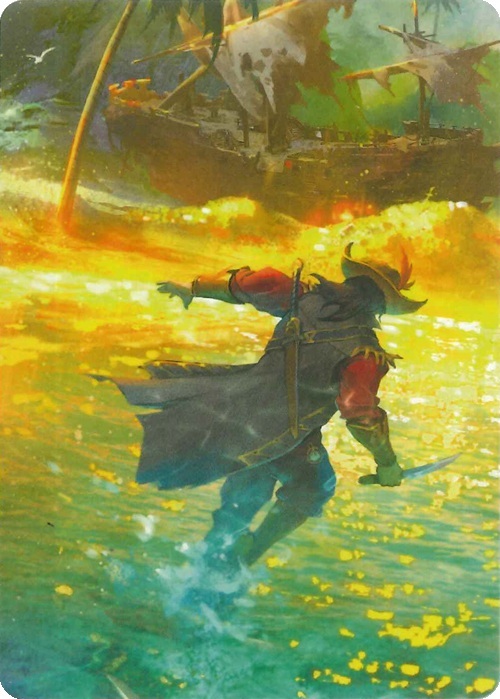 "Treasure Island" Macro Puzzle Card Card Front