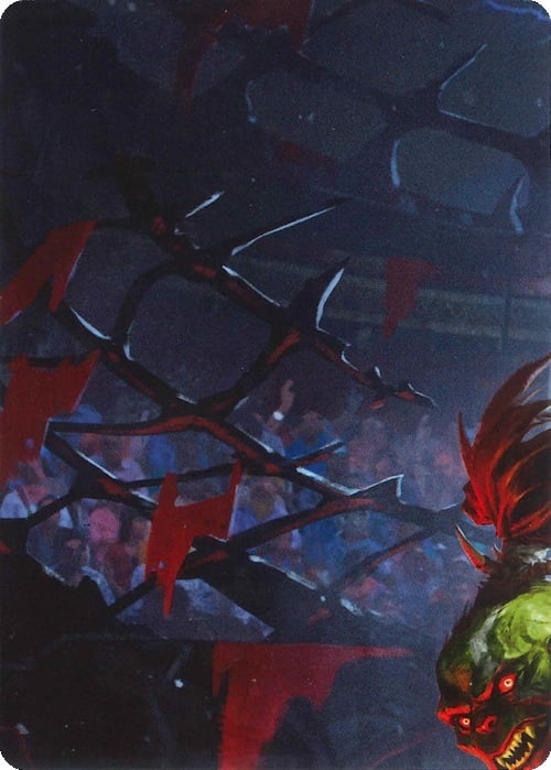 "Kayo, Underhanded Cheat" Macro Puzzle Card Frente