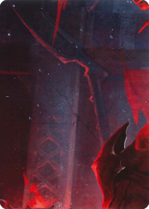 "Kayo, Underhanded Cheat" Macro Puzzle Card Frente