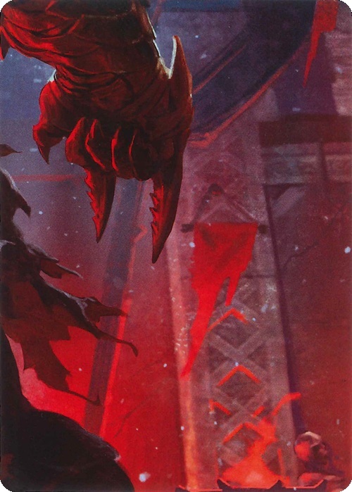 "Kayo, Underhanded Cheat" Macro Puzzle Card Frente