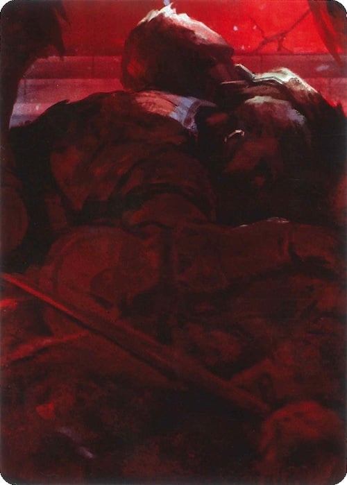 "Kayo, Underhanded Cheat" Macro Puzzle Card Frente