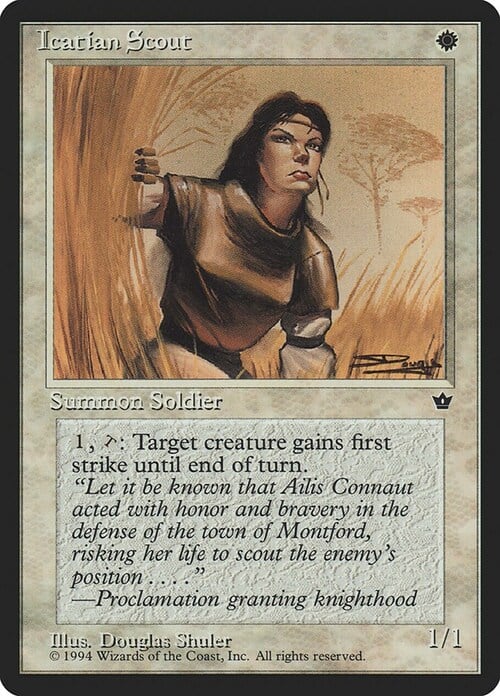Icatian Scout Card Front
