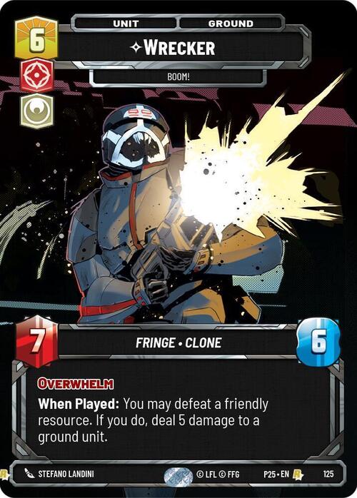 Wrecker, ¡Buum! Frente