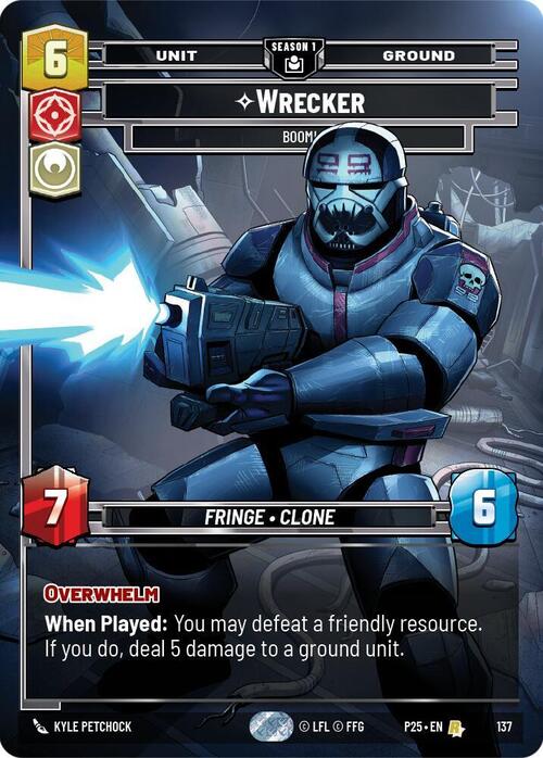 Wrecker, ¡Buum! Frente