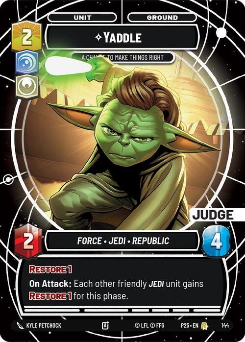 Yaddle - A Chance To Make Things Right Card Front