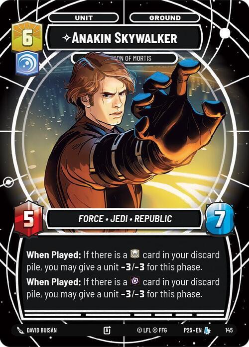 Anakin Skywalker - Champion of Mortis Card Front