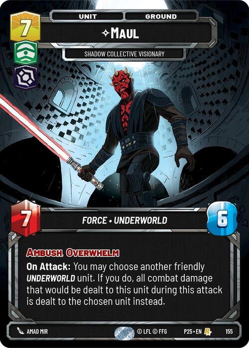 Maul - Shadow Collective Visionary Card Front
