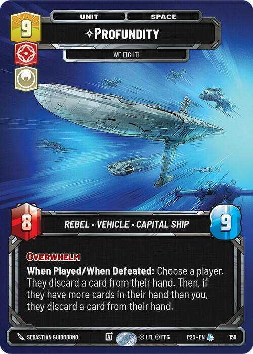 Profundity - We Fight! Card Front
