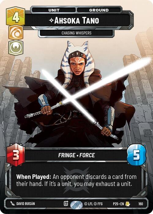 Ahsoka Tano - Chasing Whispers Card Front