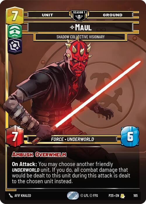 Maul - Shadow Collective Visionary Card Front