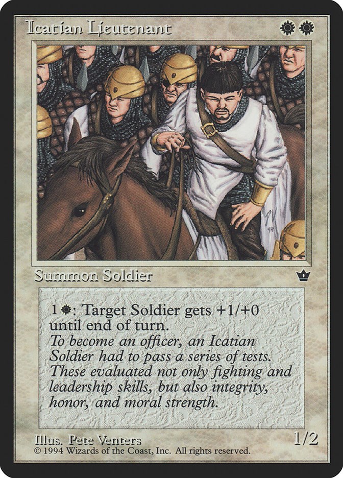 lieutenant cards mtg Rules Text: Lieutenant, 22 cards