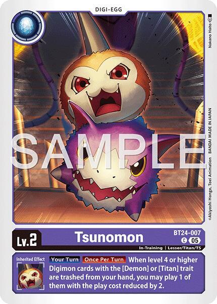 Tsunomon Frente