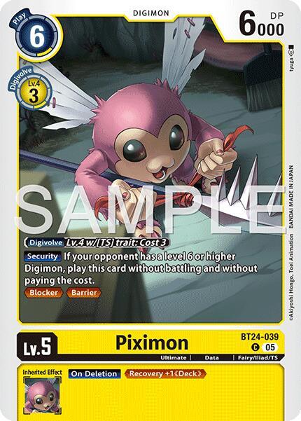 Piximon Card Front
